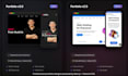create a modern nextjs portfolio website