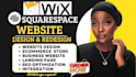 squarespace website design wix website design wix website redesign squarespace