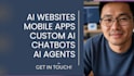 ai integrated websites, ai chatbots agents, ai mobile apps