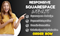 design redesign modern squarespace website responsive squarespace development