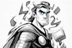 draw your superhero character sketch design