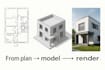 modern apartment floor plan and layout design