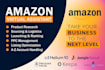 manage amazon fba store and optimize product listings,