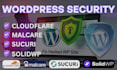 setup wordpress security cloudflare sucuri malcare itheme security solidwp