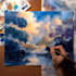 paint fantasy landscape illustrations
