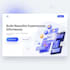 build an interactive nextjs landing page with animations