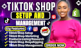 tiktok shop setup, tik tok dropshipping, tiktok shop manager fix tiktok shop ads
