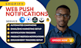 setup shopify push notifications brevo pushowl web push pushbot firepush hextom