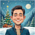 custom christmas cartoon caricature