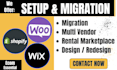 clone website migration expert migrate shopify to woocommerce wix to wordpress
