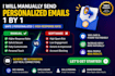 manually send personalized emails one by one
