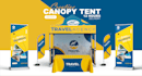 design canopy tent, feather flag, backdrop banner,