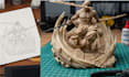 sculpt 2d to 3d character, 3d model for games, 2d to 3d conversion for printing