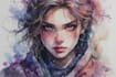 draw pfp potrait, manga, fanart anime styel