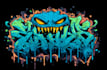 design logo and merch with graffiti style