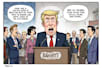 do a political cartoon art