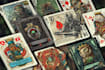 do playing card game design card illustration board game