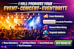promote event promotion, event marketing, event planning, eventbrite, concert