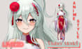 draw and rig 2d anime vtuber, nsfw vtuber avatar as a live2d vtuber model artist