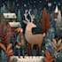draw christmas illustrations and cards for you