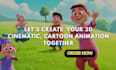 be your expert 3d cinematic cartoon animator