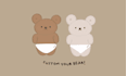 draw a custom bear illustration with your outfit or theme