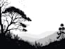 draw illustrations in black and white,