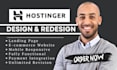hostinger website design, hostinger website redesign, hostinger wordpress design
