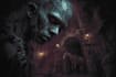 draw dark, horror illustration for you