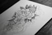 develop custom tattoo design, sketch