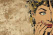 draw old retro distressed comic illustration