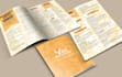 design an editable restaurant and food menu or drink menu