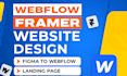 do framer website design develop webflow website figma to framer webflow design