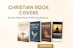 do visually striking and real christian book cover design, religious book cover