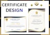 create professional diploma,  award and custom certificate designs