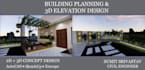 create professional 2d building plan and 3d elevation design