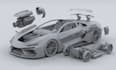 do 3d car modeling, car rendering, car design, fivem car model for 3d printing