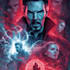 illustrate horror, scifi, superhero poster