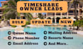provide verified timeshare owner leads USA