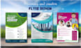 do flyers,  posters, brochures, menu, and label design
