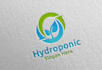 design modernhydroponic farming logo