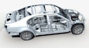 design 3dcad car frame chassis part, mechanical design prototype,solidworks stl