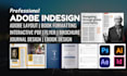 make any kind of adobe indesign project, book formatting, layout