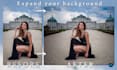 professionally extend the background of your photos