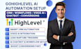 setup gohighlevel ai automation CRM workflow ghl voice ai chatbot conversion ai