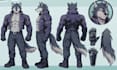 furry reference sheet design furry art fursona fursuit reference sheet