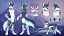 draw furry reference sheet, furry art, sfw anthro art fursona oc reference sheet