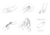 create linear drawing illustrations as your need