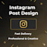 create modern social media post