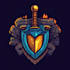 a professional fantasy game logo